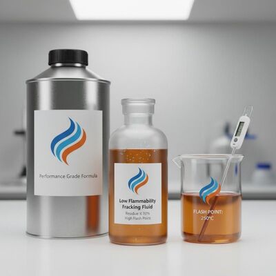 Χημικές ουσίες με χαμηλή φλεγμονώσιμη ικανότητα υδραυλικής διάσπασης με κατάλοιπο που δεν υπερβαίνει το 10% και υψηλό σημείο ανάφλεξης για τις επιδόσεις